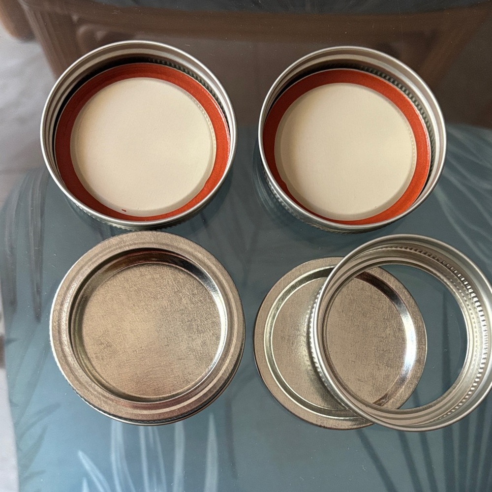 8 Ball Mason Jar Regular Mouth Canning Lids & Bands (1)
